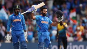 India's Rohit Sharma celebrates Action Images via Reuters/Lee Smith(Reuters) India's Rohit Sharma celebrates Action Images via Reuters/Lee Smith(Reuters)