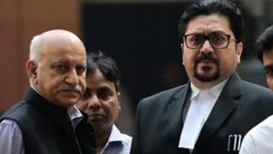 Former minister of state, MJ Akbar refuted allegations of sexual misconduct against him during cross examination in the case.(REUTERS) Former minister of state, MJ Akbar refuted allegations of sexual misconduct against him during cross examination in the case.(REUTERS)