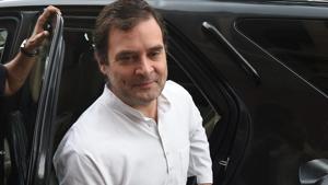 Congress leader Rahul Gandhi on Saturday said he will appear in a court in Patna for a case filed by his “political opponents” in the BJP-RSS to “harass and intimidate” him.(Raj K Raj/HT PHOTO) Congress leader Rahul Gandhi on Saturday said he will appear in a court in Patna for a case filed by his “political opponents” in the BJP-RSS to “harass and intimidate” him.(Raj K Raj/HT PHOTO)