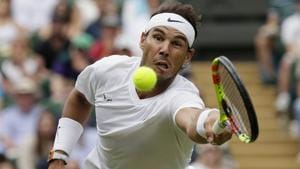 Spain's Rafael Nadal returns to Jo-Wilfried Tsonga(AP) Spain's Rafael Nadal returns to Jo-Wilfried Tsonga(AP)