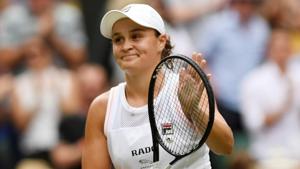 Australia's Ashleigh Barty celebrates winning her third round match Britain's Harriet Dart.(REUTERS) Australia's Ashleigh Barty celebrates winning her third round match Britain's Harriet Dart.(REUTERS)