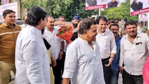 Deora was appointed the president of Congress’ Mumbai unit on the eve of the Lok Sabha elections.(HT Photo) Deora was appointed the president of Congress’ Mumbai unit on the eve of the Lok Sabha elections.(HT Photo)