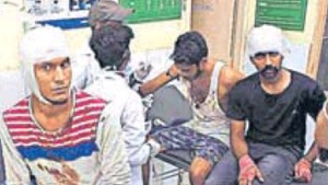 Four inmates were injured as two groups clashed in the Ludhiana central jail on Friday night. Four inmates were injured as two groups clashed in the Ludhiana central jail on Friday night.