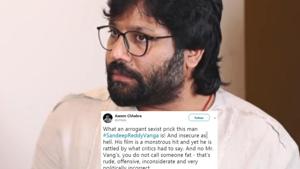 Sandeep Reddy Vanga has caused a controversy online because of his comments in defence of Kabir Singh. Sandeep Reddy Vanga has caused a controversy online because of his comments in defence of Kabir Singh.