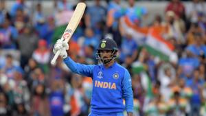 KL Rahul celebrates after scoring his century against Sri Lanka.(AFP) KL Rahul celebrates after scoring his century against Sri Lanka.(AFP)