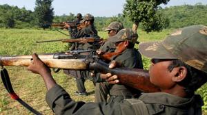 To reach out to the people inside the Maoist heartland of Swabhiman Anchal; the state government has sent a proposal of Rs 55.5 crore to the rural development ministry for construction of a 120 km concrete road.(AP FILE PHOTO .) To reach out to the people inside the Maoist heartland of Swabhiman Anchal; the state government has sent a proposal of Rs 55.5 crore to the rural development ministry for construction of a 120 km concrete road.(AP FILE PHOTO .)