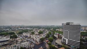Officials of the Delhi government’s public works department (PWD) and the three civic bodies say most of the desilting work at big and small drains is over and 157 locations vulnerable for waterlogging were identified.(PTI) Officials of the Delhi government’s public works department (PWD) and the three civic bodies say most of the desilting work at big and small drains is over and 157 locations vulnerable for waterlogging were identified.(PTI)