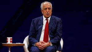 U.S. envoy for peace in Afghanistan Zalmay Khalilzad, speaks during a debate at Tolo TV channel in Kabul, Afghanistan April 28, 2019.(Reuters) U.S. envoy for peace in Afghanistan Zalmay Khalilzad, speaks during a debate at Tolo TV channel in Kabul, Afghanistan April 28, 2019.(Reuters)