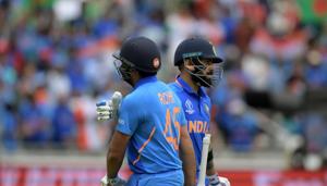 India vs New Zealand, semi-finals: Virat Kohli, Rohit Sharma(AFP)