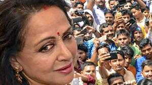 Hema Malini, a Bharatiya Janata Party (BJP) from Mathura, said that the Union tourism ministry has not properly developed Mathura, Vrindavan, Nandgaon, and their adjoining areas, under its Krishna Circuit established five years ago.(PTI) Hema Malini, a Bharatiya Janata Party (BJP) from Mathura, said that the Union tourism ministry has not properly developed Mathura, Vrindavan, Nandgaon, and their adjoining areas, under its Krishna Circuit established five years ago.(PTI)