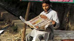 The Union Budget announced by finance minister Nirmala Sitharaman on Friday said a 10% custom duty will be levied on imported newsprint and uncoated paper used for printing of newspapers.(AP) The Union Budget announced by finance minister Nirmala Sitharaman on Friday said a 10% custom duty will be levied on imported newsprint and uncoated paper used for printing of newspapers.(AP)