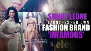 <p>Actor Sunny Leone on Tuesday launched her own fashion brand 'Infamous by StarStruck, Lingerie by Sunny Leone' in Mumbai. The event was organised at the Bombay Convention and Exhibition Centre. Sunny Leone's fashion brand features mainly innerwear, lounge wear and accessories for its initial launch.</p>