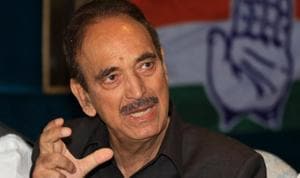 Senior Congress leader Ghulam Nabi Azad said the BJP was directly involved the crisis in the Karnataka government.(HT FILE PHOTO) Senior Congress leader Ghulam Nabi Azad said the BJP was directly involved the crisis in the Karnataka government.(HT FILE PHOTO)