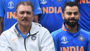 India's head coach Ravi Shastri (L) and India's captain Virat Kohli.(AFP) India's head coach Ravi Shastri (L) and India's captain Virat Kohli.(AFP)