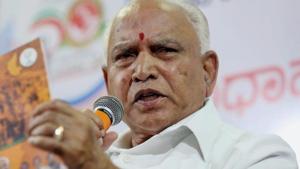 Former Karnataka chief minister BS Yeddyurappa(PTI file photo) Former Karnataka chief minister BS Yeddyurappa(PTI file photo)