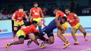 Monu Goyat played for Haryana Steelers last year.(Pro Kabaddi League) Monu Goyat played for Haryana Steelers last year.(Pro Kabaddi League)