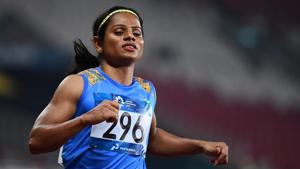 File photo of Dutee Chand.(AFP) File photo of Dutee Chand.(AFP)