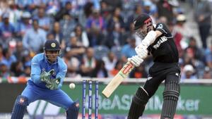 India vs New Zealand, semi-final: Kane Williamson struggled(AP) India vs New Zealand, semi-final: Kane Williamson struggled(AP)