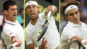 Between-them-Novak-Djokovic-2-Wimbledon-titles-Rafael-Nadal-2-and-Roger-Federer-7-have-won-11-Wimbledon-titles-AFP-Photo Between-them-Novak-Djokovic-2-Wimbledon-titles-Rafael-Nadal-2-and-Roger-Federer-7-have-won-11-Wimbledon-titles-AFP-Photo