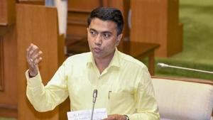 Goa chief minister Pramod Sawant is likely to reshuffle his cabinet on Thursday to accommodate some of the newly inducted MLAs.(PTI File Photo) Goa chief minister Pramod Sawant is likely to reshuffle his cabinet on Thursday to accommodate some of the newly inducted MLAs.(PTI File Photo)