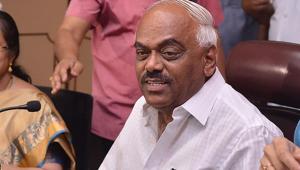Karnataka crisis: If speaker Ramesh Kumar accepts the 14 resignation letters, it would bring down the strength of the 224-member assembly (excluding one nominated MLA) to 110, and the majority mark to 106.(ANI photo) Karnataka crisis: If speaker Ramesh Kumar accepts the 14 resignation letters, it would bring down the strength of the 224-member assembly (excluding one nominated MLA) to 110, and the majority mark to 106.(ANI photo)