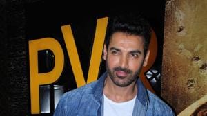 John Abraham at the trailer launch of Batla House on July 10.(IANS) John Abraham at the trailer launch of Batla House on July 10.(IANS)