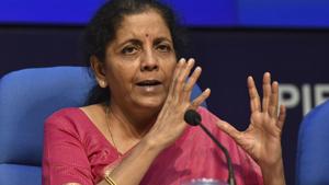 Finance Minister Nirmala Sitharaman.(PTI file photo) Finance Minister Nirmala Sitharaman.(PTI file photo)