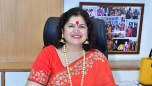 Neeti C Kaushik, principal of Mount Olympus School, Malibu Towne, Sec-47, Gurugram(HT) Neeti C Kaushik, principal of Mount Olympus School, Malibu Towne, Sec-47, Gurugram(HT)