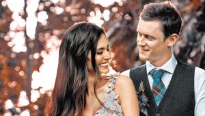 Bruna Abdullah and her husband Allan Fraser Bruna Abdullah and her husband Allan Fraser