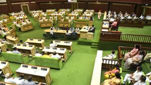 The government told the House two people were held in connection with the incident.(HT Photo) The government told the House two people were held in connection with the incident.(HT Photo)