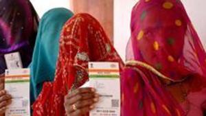 Finance minister Nirmala Sitharaman said in her fiscal 2019-20 budget speech that more than 1.2 billion Indians now possess the Aadhaar unique ID number. In comparison, only 220 million have PAN.(PTI) Finance minister Nirmala Sitharaman said in her fiscal 2019-20 budget speech that more than 1.2 billion Indians now possess the Aadhaar unique ID number. In comparison, only 220 million have PAN.(PTI)