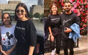 Anushka Sharma and Virat Kohli spotted in London.(Instagram) Anushka Sharma and Virat Kohli spotted in London.(Instagram)