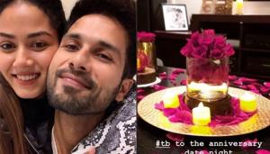 Mira Rajput shared pictures from her and Shahid Kapoor’s wedding anniversary celebrations.(Instagram) Mira Rajput shared pictures from her and Shahid Kapoor’s wedding anniversary celebrations.(Instagram)