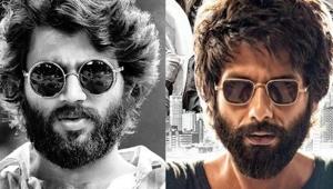 Vijay Deverakonda as Arjun Reddy and Shahid Kapoor as Kabir Singh. Vijay Deverakonda as Arjun Reddy and Shahid Kapoor as Kabir Singh.