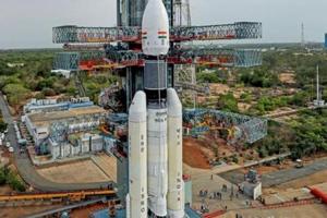 GSLVMkIII-M1 had successfully injected Chandrayaan-2 spacecraft into earth orbit. (ISRO/PTI Photo) GSLVMkIII-M1 had successfully injected Chandrayaan-2 spacecraft into earth orbit. (ISRO/PTI Photo)