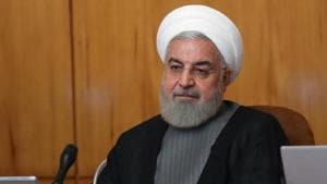 Iran is ready to hold talks with the United States if Washington lifts sanctions and returns to the 2015 nuclear deal it quit last year, Iranian President Hassan Rouhani said in a televised speech.(AFP Photo) Iran is ready to hold talks with the United States if Washington lifts sanctions and returns to the 2015 nuclear deal it quit last year, Iranian President Hassan Rouhani said in a televised speech.(AFP Photo)