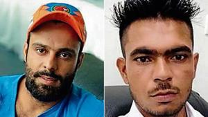 Jammu& Kashmir’s Wasim Iqbal (left) and Gurjant Singh from Punjab have made it to Team India for the T-20 Physical Disability Cricket World Series.(HT Photos) Jammu& Kashmir’s Wasim Iqbal (left) and Gurjant Singh from Punjab have made it to Team India for the T-20 Physical Disability Cricket World Series.(HT Photos)