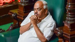 Karnataka political crisis: Karnataka Assembly Speaker KR Ramesh Kumar(PTI photo) Karnataka political crisis: Karnataka Assembly Speaker KR Ramesh Kumar(PTI photo)