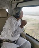 Bihar Chief Minister Nitish Kumar assessing an aerial survey of flood-affected areas in north Bihar on Tuesday.(ANI Photo) Bihar Chief Minister Nitish Kumar assessing an aerial survey of flood-affected areas in north Bihar on Tuesday.(ANI Photo)