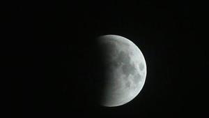 The Moon will remain partially eclipsed till 4:29 am on Wednesday. So it is a golden opportunity for the sky enthusiasts in the country as the eclipse will be visible almost throughout the night, he said.(Himanshu Vyas / Hindustan Times) The Moon will remain partially eclipsed till 4:29 am on Wednesday. So it is a golden opportunity for the sky enthusiasts in the country as the eclipse will be visible almost throughout the night, he said.(Himanshu Vyas / Hindustan Times)