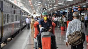 Indian Railways has to fulfil six objectives set by the Centre and has set a hundred day deadline for the completion of these projects.(ANI PHOTO) Indian Railways has to fulfil six objectives set by the Centre and has set a hundred day deadline for the completion of these projects.(ANI PHOTO)
