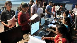 On Tuesday, the admission process for the first general list of candidates for the first year junior college (FYJC) was issued. As many as 36,834 students are still without admissions in the Pune division, as per the data released by the education department.(HT FILE) On Tuesday, the admission process for the first general list of candidates for the first year junior college (FYJC) was issued. As many as 36,834 students are still without admissions in the Pune division, as per the data released by the education department.(HT FILE)