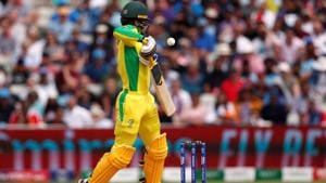Australia's Alex Carey is struck on the helmet by the ball off the bowling of England's Jofra Archer.(Action Images via Reuters) Australia's Alex Carey is struck on the helmet by the ball off the bowling of England's Jofra Archer.(Action Images via Reuters)