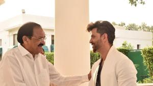 Hrithik Roshan met Vice President Venkaiah Naidu during a special screening of his film, Super 30. Hrithik Roshan met Vice President Venkaiah Naidu during a special screening of his film, Super 30.