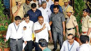 The Supreme Court, however, gave speaker KR Ramesh Kumar the discretion of deciding on the resignations offered by the rebel MLAs — and their potential disqualification — in a time frame of his choosing.(HT Photo) The Supreme Court, however, gave speaker KR Ramesh Kumar the discretion of deciding on the resignations offered by the rebel MLAs — and their potential disqualification — in a time frame of his choosing.(HT Photo)