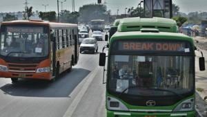 The driver of the DTC bus has been suspended, the conductor has been served show-cause notice and the bus marshal has been sent back to the Civil Defence Office.(HT File Photo) The driver of the DTC bus has been suspended, the conductor has been served show-cause notice and the bus marshal has been sent back to the Civil Defence Office.(HT File Photo)