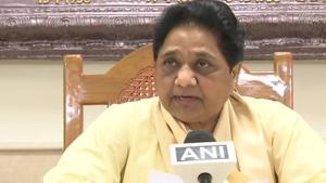 BSP chief Mayawati on Friday accused the Bharatiya Janata Party (BJP) of “targeting her family members”(ANI/Twitter) BSP chief Mayawati on Friday accused the Bharatiya Janata Party (BJP) of “targeting her family members”(ANI/Twitter)