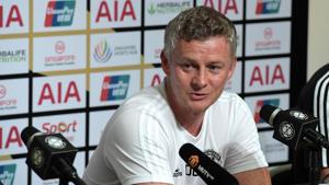 Manchester United's manager Ole Gunnar Solskjaer attends a press conference.(AFP) Manchester United's manager Ole Gunnar Solskjaer attends a press conference.(AFP)