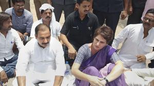 As the issue snowballed, Chief Minister Yogi Adityanath promised justice and said the sub-divisional magistrate and four other officials were suspended.(PTI Image) As the issue snowballed, Chief Minister Yogi Adityanath promised justice and said the sub-divisional magistrate and four other officials were suspended.(PTI Image)