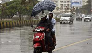 Mumbai has recorded 64% of the season’s average rainfall so far.(Anshuman Poyrekar/HT Photo) Mumbai has recorded 64% of the season’s average rainfall so far.(Anshuman Poyrekar/HT Photo)
